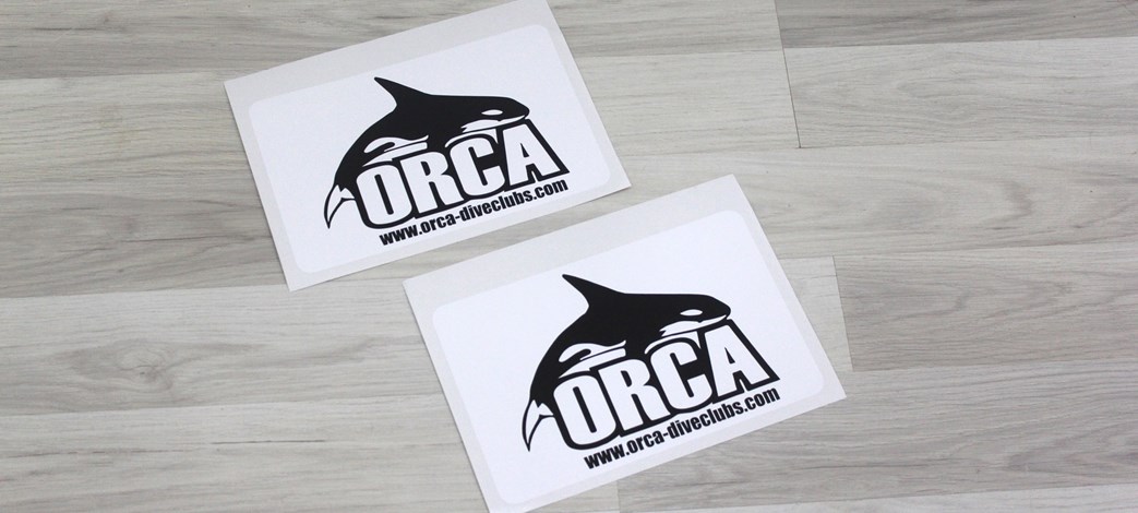 Orca Dive Club - Plastic Stickers